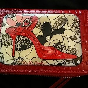 Diamond dust, Swarovski crystals Brooks Clutch